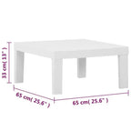 vidaXL Garden Lounge Set Plastic Normal Seats 4 Garden Lounge Set