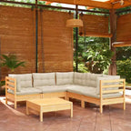 vidaXL Stylish Outdoor Lounge Set with Cushions