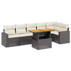 vidaXL Salon de jardin moderne avec coussins de diverses couleurs
