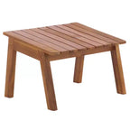 Ensemble de patio fauteuil et pouf Fallon - Intérieur/Extérieur - PAT7333 - Naturel - Safavieh