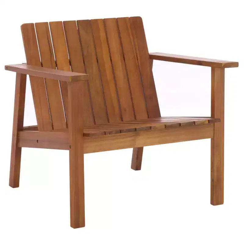 Ensemble de patio fauteuil et pouf Fallon - Intérieur/Extérieur - PAT7333 - Naturel - Safavieh