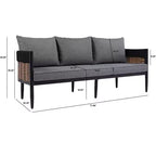 Ensemble de mobilier de jardin 4 pièces Harrison - Intérieur/extérieur - PAT7744 - Safavieh
