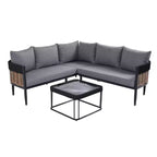 Ensemble de mobilier de jardin 4 pièces Harrison - Intérieur/extérieur - PAT7744 - Safavieh