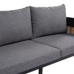 Ensemble de mobilier de jardin 4 pièces Harrison - Intérieur/extérieur - PAT7744 - Safavieh