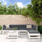 vidaXL Salon de jardin avec coussins et construction robuste en bois de pin