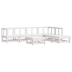 vidaXL Salon de jardin avec coussins et construction robuste en bois de pin