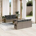 vidaXL Modular Patio Sofa Set with Cushions in Different Colors