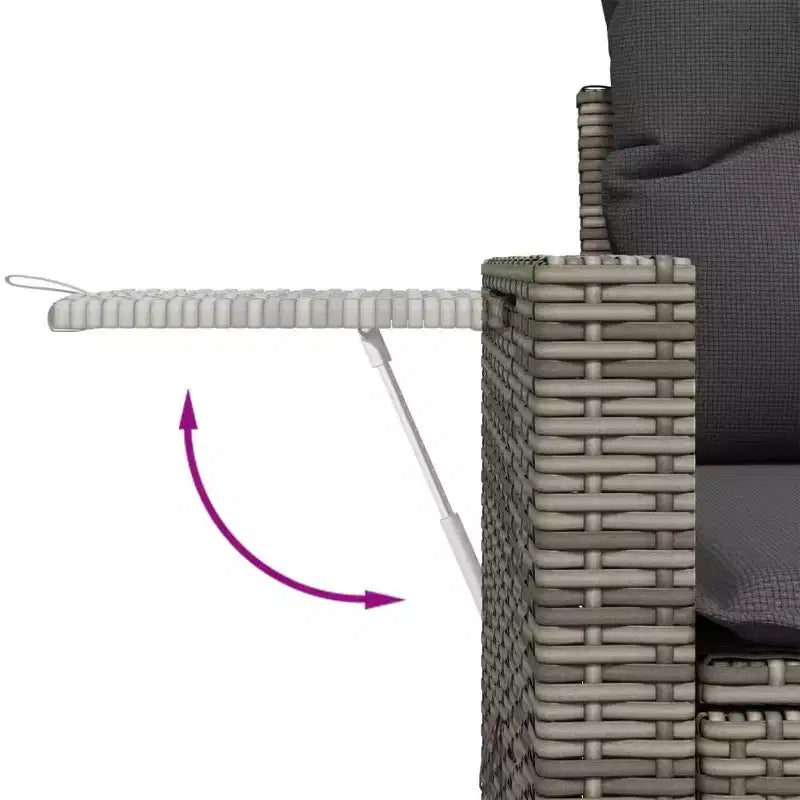 vidaXL Modular Patio Sofa Set with Cushions in Different Colors