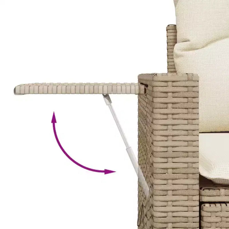 vidaXL Modular Patio Sofa Set with Cushions in Different Colors
