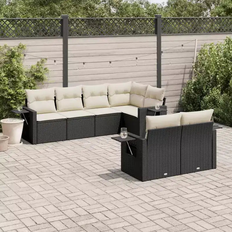 vidaXL Stylish Modular Patio Sofa Set with Cushions in Different Colors
