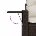 vidaXL Stylish Modular Patio Sofa Set with Cushions in Different Colors