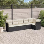 vidaXL Segmented Outdoor Sofa Set with Cushions and Storage Options