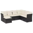 vidaXL Modular Garden Sofa Set with Cushions in Various Colors