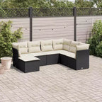 vidaXL Modular Garden Sofa Set with Cushions in Various Colors