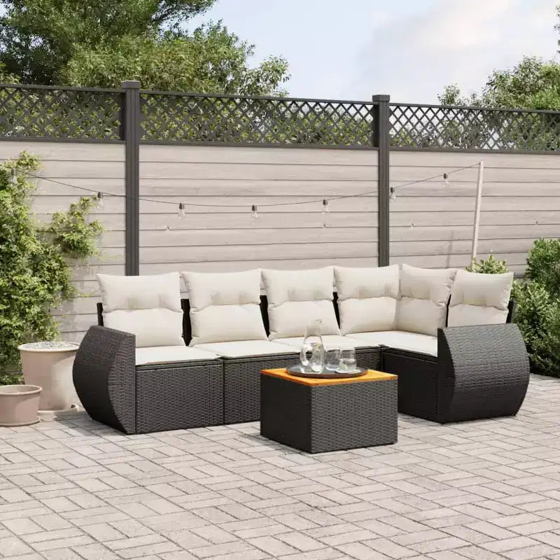 vidaXL Garden Sofa Set with Cushions in Various Colors