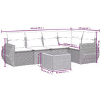 vidaXL Garden Sofa Set with Cushions in Various Colors
