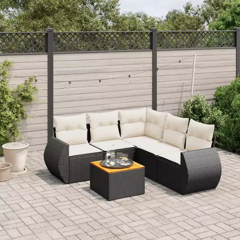 vidaXL Garden Sofa Set with Cushions in Various Colors