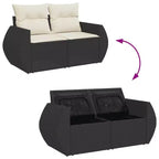 vidaXL Garden Sofa Set with Cushions in Various Colors