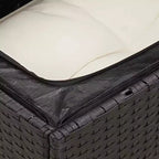 Ensemble de canapé de jardin modulable vidaXL avec rangement et coussins