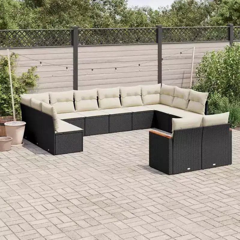 vidaXL Garden Sofa Set with Cushions in Multiple Colors