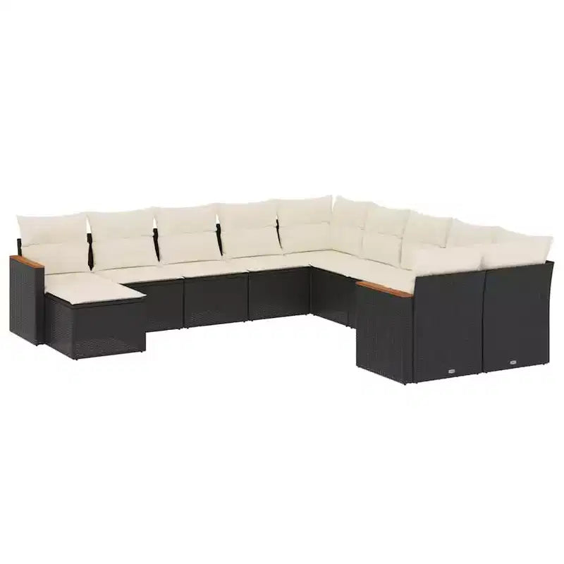 vidaXL Outdoor Garden Sofa Set with Acacia Wood Table