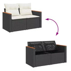 vidaXL Garden Sofa Set with Cushions - Modular Design in Multiple Colors