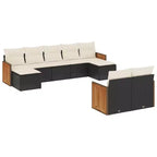 vidaXL Patio Sofa Set PE Rattan Set UV-resistant materials
