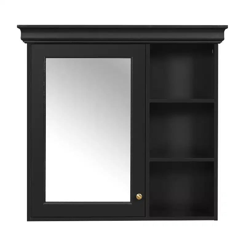 GDFStudio Bella 30 Armoire de toilette murale moderne avec miroir et 3 étagères