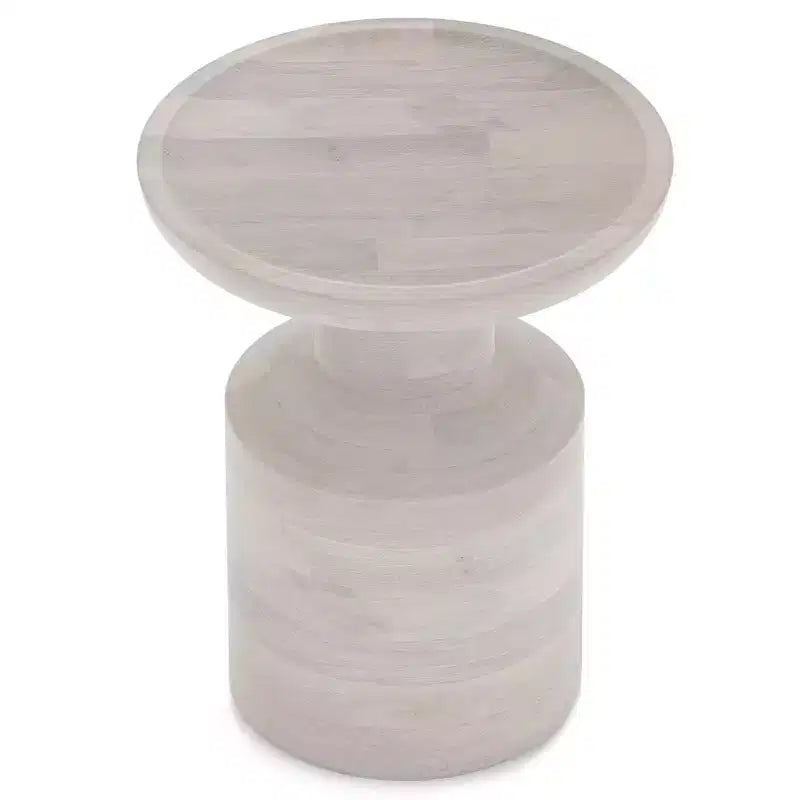 Norbury 16 inch Wide Solid Mango Boho Accent Table, Assembled