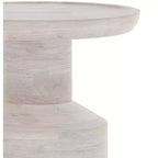 Norbury 16 inch Wide Solid Mango Boho Accent Table, Assembled