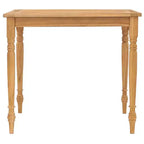 vidaXL 5 Piece Patio Dining Set Solid Teak Wood