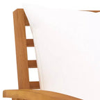 vidaXL Garden Lounge Set Grey Solid Acacia Wood, 100% Polyester Standard