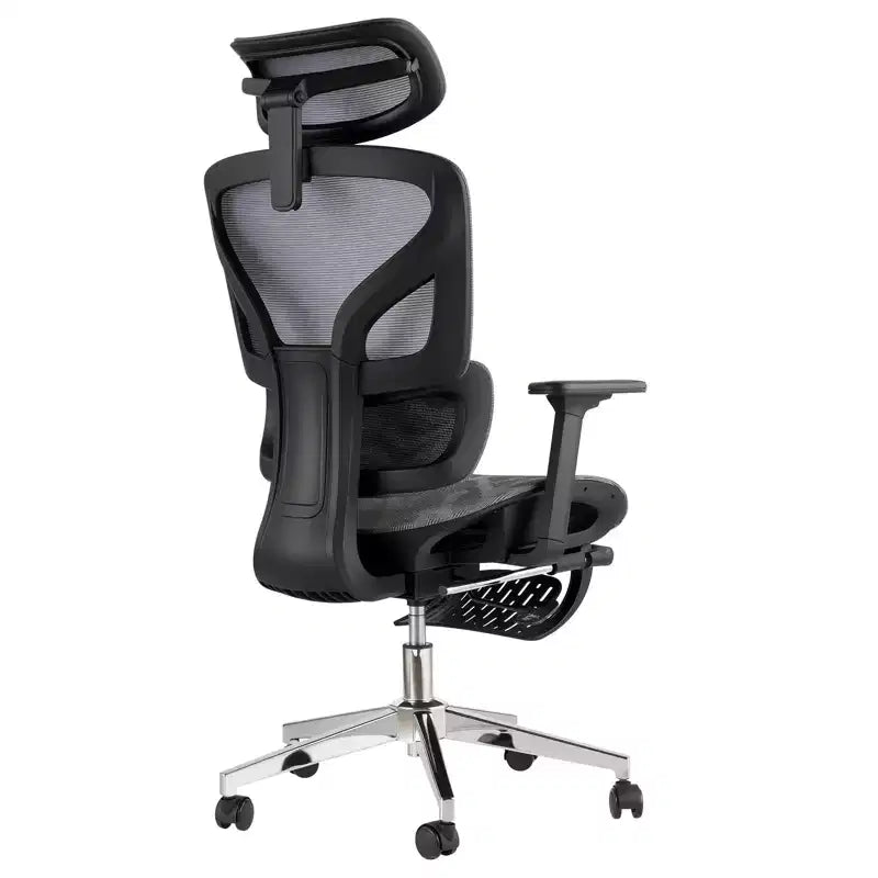 3Rd Gen Ergonomic High Back Mesh Office Chair with Footrest, 4d Adjustable Armrests & Dynamic Lumbar Support for Home Office