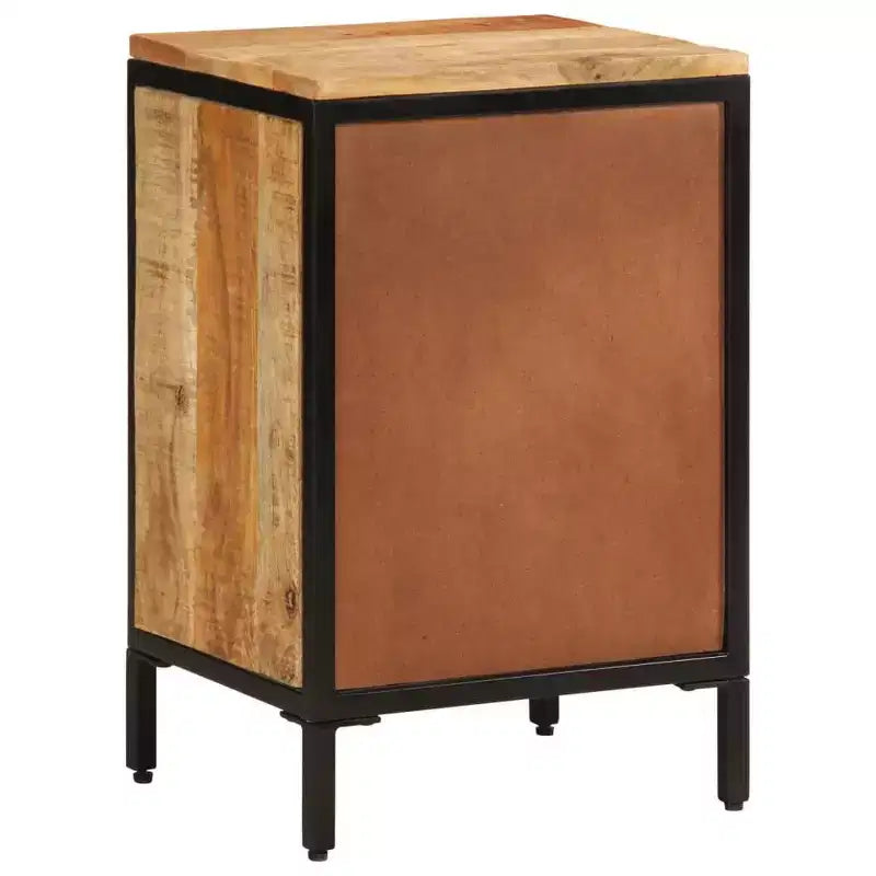vidaXL Table de chevet Couleur bois naturel