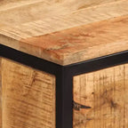 vidaXL Table de chevet Couleur bois naturel