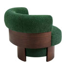 Fauteuil pivotant à 360°, fauteuil baril, fauteuil simple, fauteuil de club rembourré, fauteuil de salon - ModernLuxe