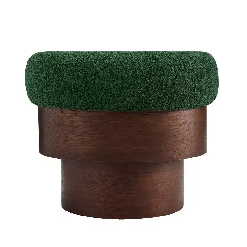 Fauteuil pivotant à 360°, fauteuil baril, fauteuil simple, fauteuil de club rembourré, fauteuil de salon - ModernLuxe