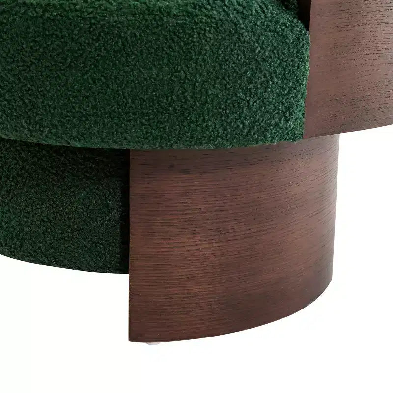 Fauteuil pivotant à 360°, fauteuil baril, fauteuil simple, fauteuil de club rembourré, fauteuil de salon - ModernLuxe