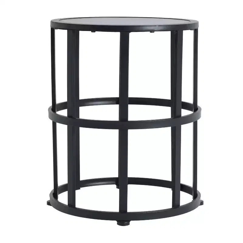 Christopher Knight Home Christine Modern Metal Patio Seating Set with Rocking Chairs and Ceramic Tabletop