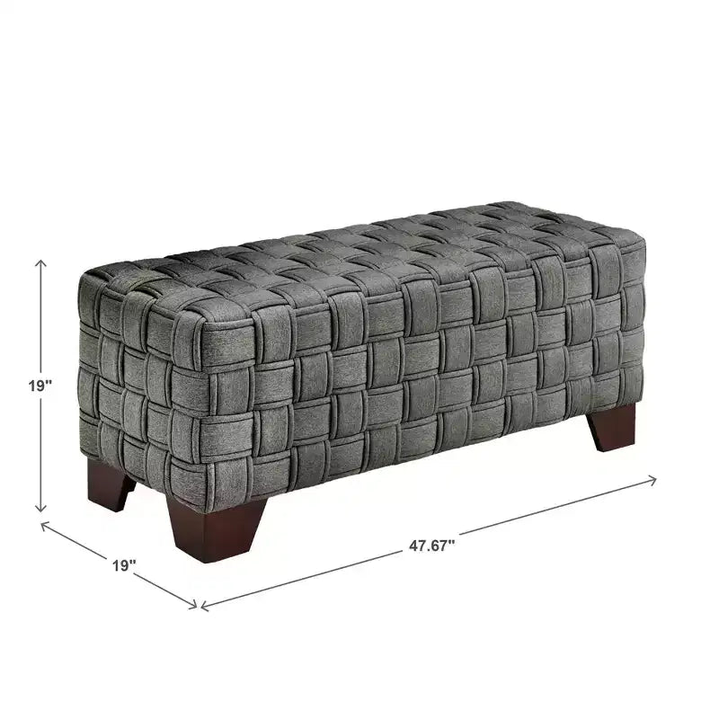 Banc Arvo en noyer tissé – iNSPIRE Q
