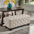Banc Arvo en noyer tissé – iNSPIRE Q