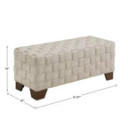 Banc Arvo en noyer tissé – iNSPIRE Q