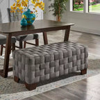 Banc Arvo en noyer tissé – iNSPIRE Q