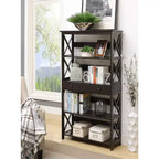 HomeStock Oxford 5 Tier Bookcase with Drawer