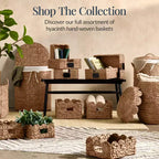 Best Choice Products Laundry Hamper w/ Lid, Handwoven Laundry Basket, w/ Removable Liner & Built-in Handles