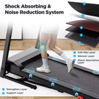 3.5HP Treadmill on Sale: Foldable Treadmill with 12% Incline, APP & Bluetooth Speakers, 330lbs Capacity, 64 Programs, Home Gym