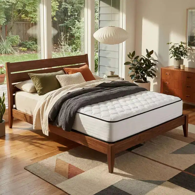 Atlas Mattress 8 Full Innerspring Mattress, Breathable Cover, Medium Firmness