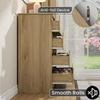 Wooden Dresser with 8 Drawers,Modern Closet with Deep Storage, Large Chest of Drawers, Long Storage Dresser for Bedroom, Living Room, Hallway