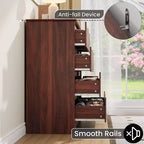 Wooden Dresser with 8 Drawers,Modern Closet with Deep Storage, Large Chest of Drawers, Long Storage Dresser for Bedroom, Living Room, Hallway