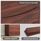 Wooden Dresser with 8 Drawers,Modern Closet with Deep Storage, Large Chest of Drawers, Long Storage Dresser for Bedroom, Living Room, Hallway
